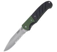 CRKT IGNITOR® NERO VERDE CON VEFF SERRATIONS™ CR-6855