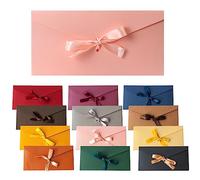 CRLLDPM 12pz Buste Lettere,Busta Lettera Vintage,Buste Lettera Colorate,Enveloppe Kraft,Busta Kraft Busta di Carta Kraft,Adatti per Compleanno San Valentino Ringraziamento Matrimonio Laurea,22*10.8CM