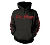 CRO-MAGS - THE AGE OF QUARREL BLACK Hooded Sweatshirt Medium