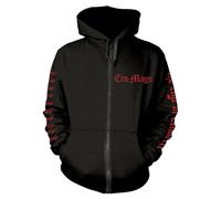 CRO-MAGS - THE AGE OF QUARREL BLACK Hooded Sweatshirt with Zip Small