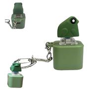 Croaking Frog Keychain, Rechargeable Frog Sound Keychain, Sensory Fun, Fun & Portable, with Colorful Lights, Funs Keyboard Fidget, Focus Breaks (1pcs)