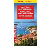 Croatia, Bosnia, Herzegovina Marco Polo Map (Map) Marco Polo Maps