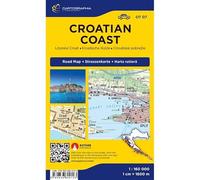 Croatian Coast Road Map
