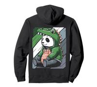 Croc Panda Coccodrillo Pandabear Alligator Panda Felpa con Cappuccio