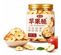 Croccanti Chips Di Mela Liofilizzata Fette Intere Senza Olio 150g Vaso