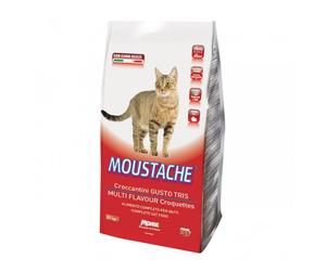 CROCCANTINI CROCCHETTE PER GATTI 20 KG MOUSTACHE MONGE GUSTO TRIS