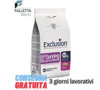 Croccantini Exclusion Hypoallergenic Maiale Piselli 2 kg Cani Adulti Tg Media/Gr