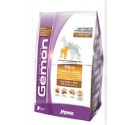 CROCCANTINI PER CANI KG. 3 MONGE GEMON DOG MINI PUPPY & JUNIOR pollo e riso