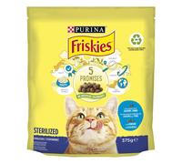 Croccantini per gatti Purina Friskies sterilizzati con salmone e verdure 375 g