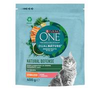 Croccantini per gatti Purina ONE DualNature sterilizzato salmone 400 g