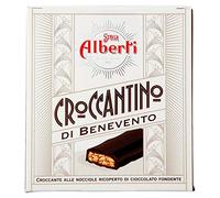 Croccantino Di Benevento Strega Alberti Cioccolato Fondente Croccante Nocciole 200 grammi Cubo Regalo
