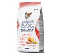 CROCCHETTE PER CANI ADULTI 3KG CON POLLO,RISO,AGRUMI SPECIAL DOG EXCELLENCE MINI ADULT ITALIAN SUPERPREMIUM - MONGE