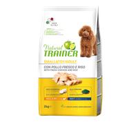 Crocchette Natural Trainer per Cani di piccola Taglia e Toys Pollo e Riso PROMO%