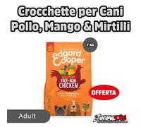 Edgard & Cooper Adult Grain Free Pollo: 7 kg (formato crocchetta normale)