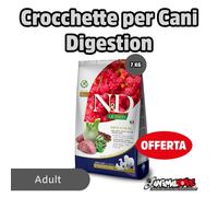 Farmina N&D Grain Free Quinoa Cane Digestion Agnello: 7 kg