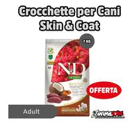 Crocchette per Cani Farmina N&D QUINOA ADULT SKIN&COAT CERVO-COCCO-CURCUMA 7KG