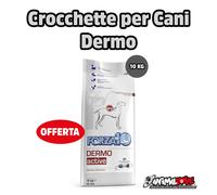 Forza10 Active Cane Dermo - 10 kg - Croccantini per cani - 1° ORDINE? scegli lo sconto BZR5 / BZR20 + 200 punti fedeltà