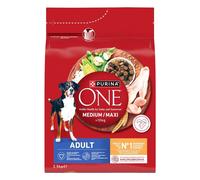PURINA ONE Medium/Maxi Adult Pollo Crocchette per cane - 2,5 kg