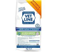 Vet Line Secco Monoproteico Cane Junior Accrescimento Pesce: 12,5 Kg