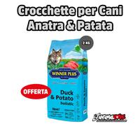 Crocchette per Cani Winner Plus Duck & Potato Holistic 2KG