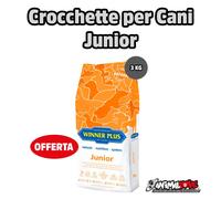 Crocchette per Cani Winner Plus Junior 3KG