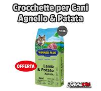Crocchette per Cani Winner Plus Lamb & Potato Holistic 12KG
