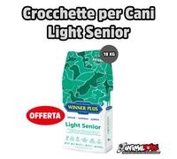 Crocchette per Cani Winner Plus Light Senior 18KG