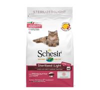 Schesir Cat Dry Sterilized and Light Prosciutto 1,5 kg - Croccantini per gatti - 1° ORDINE? scegli lo sconto BZR5 / BZR20 + 200 punti fedeltà