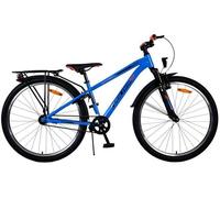 Croce 26 Pollici Bicicletta Blu 9-12 Anni Mano / Freno con Pedali Illuminazione