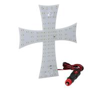 Croce a 84 LED 12V-24V Decorazione Parabrezza Auto Camion Multicolore