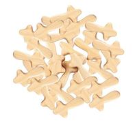 Croce a mano - Mini simbolo di preghiera in legno, croce comfort compatta, croce di palma, design in legno lucido con finitura naturale | Croce aggrappata per meditazione Fede con culto tascabile