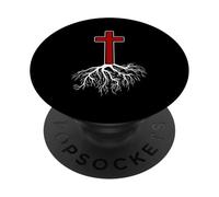 Croce albero religione e cristianesimo PopSockets PopGrip Adesivo
