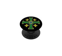 Croce brasiliana di Gerusalemme - Brasile cattolico PopSockets PopGrip Adesivo