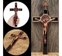 Croce cattolica Crocifisso Saint Wall Cross Jesus Christ INRI Wall Decor