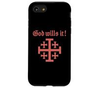 Croce cattolica di Gerusalemme - Deus Vult - Dio lo vuole Custodia per iPhone SE (2020) / 7/8