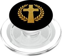 Croce celtica cattolica cristiana - Nodo celtico PopSockets PopGrip per MagSafe