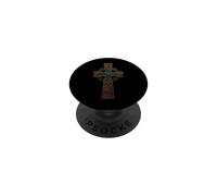 Croce celtica dicendo per gli amanti della saggezza antica PopSockets PopGrip Adesivo