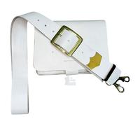 Croce Cintura Cinturino & Sacchetto Old Motivo Originale Bianco Pelle British