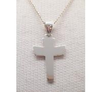 Croce : Ciondolo e Catenina in Argento 925 - Pendente con Crocefisso - Cristo