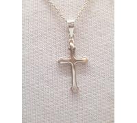 Croce : Ciondolo e Catenina in Argento 925 - Pendente con Crocefisso - Cristo