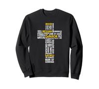 Croce Cristiana con Nomi di Gesù Felpa
