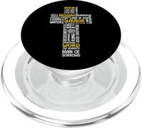 Croce cristiana con nomi di Gesù PopSockets PopGrip per MagSafe
