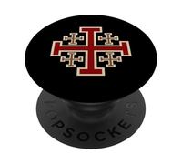 Croce cristiana di Gerusalemme PopSockets PopGrip Adesivo