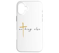 Croce cristiana fede in Gesù Nothing Else Custodia per iPhone 16 Plus