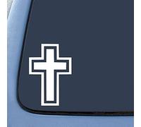 Croce cristiana in auto camion Bumper finestra adesivi