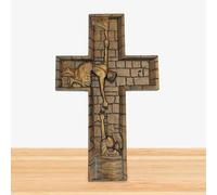 Croce cristiana in legno di redenzione Croce da scrivania Croce da parete