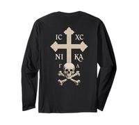 Croce Cristiana ortodossa - Teschio di Adamo Maglia a Manica