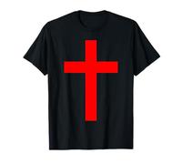Croce Cristiana Rossa Maglietta