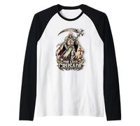 Croce Crociata Cavaliere Templare Cattolico Maglia con Maniche Raglan