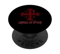 Croce Crociata Cavaliere Templare Cattolico PopSockets PopGrip Adesivo